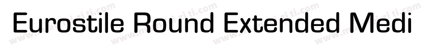 】Eurostile Round Extended MediumEur字体转换